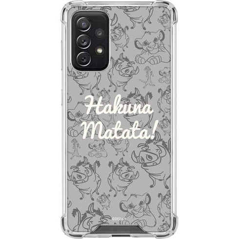 Disney The Lion King Hakuna Matata Galaxy A72 5G Clear Case